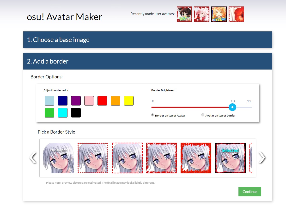 Como hacer un avatar de OsuTutorial YouTube